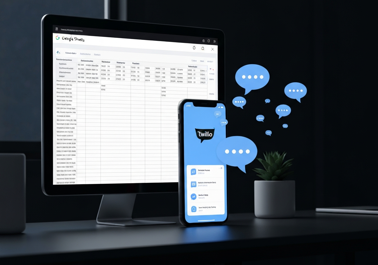 ИИ агент: Массовая рассылка SMS из Google Sheets через Twilio
