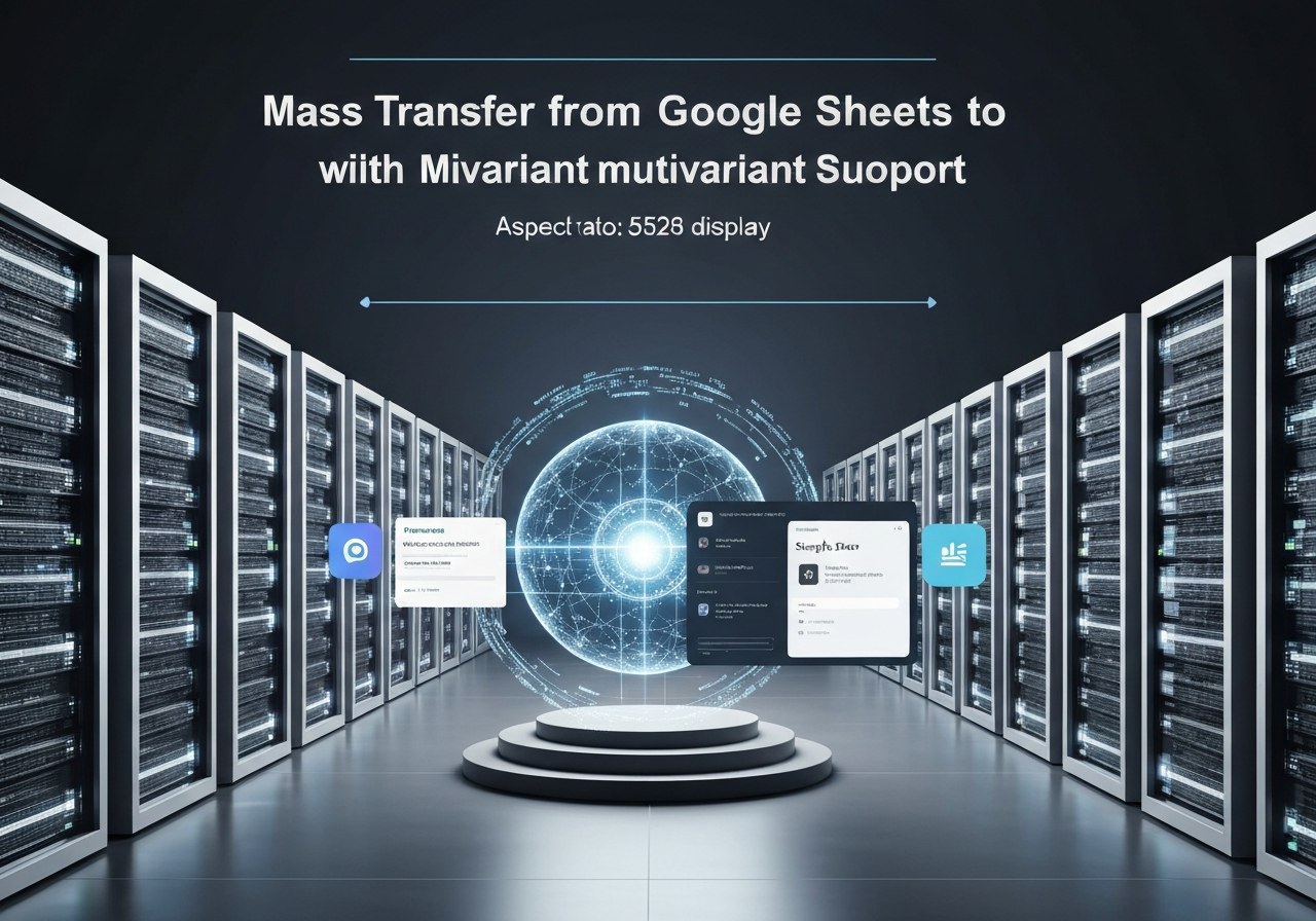 ИИ агент: Импорт и настройка товаров с вариантами