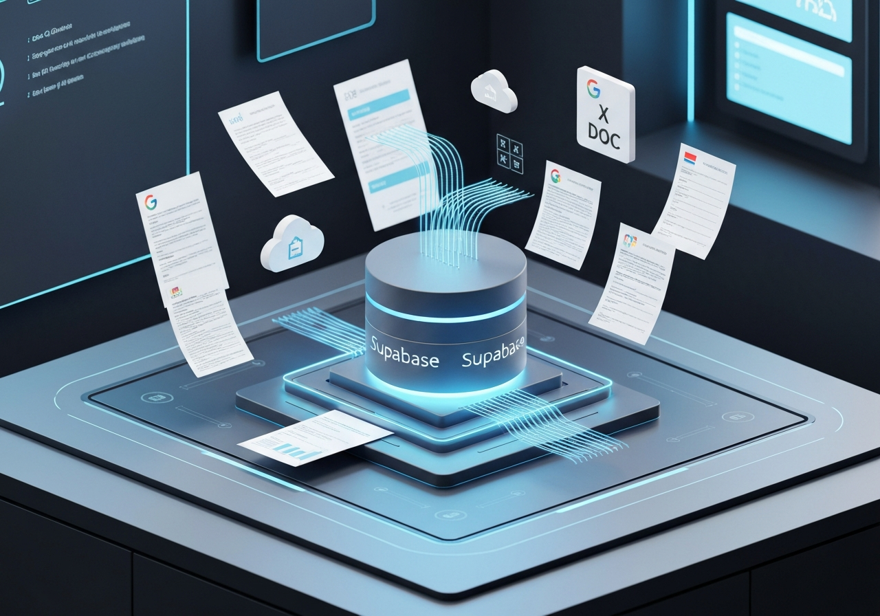 ИИ агент: Индексирование документов из Google Drive в Supabase для RAG-чата