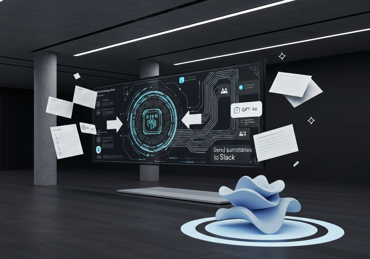 ИИ агент: Создаёт задачи в Asana и сводки в Slack из заметок