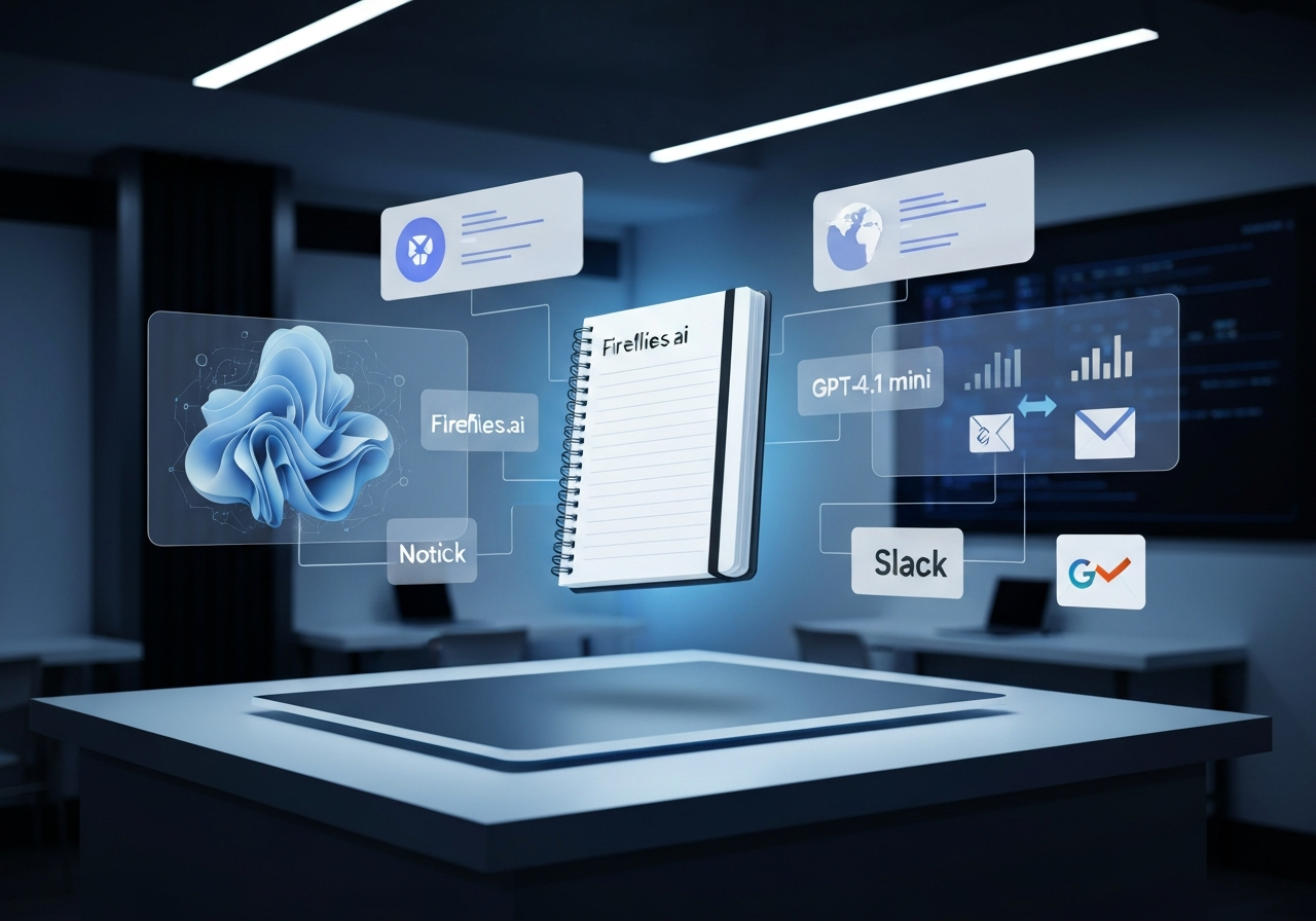 ИИ агент: Преобразование Google Meet в структурированные заметки и рассылки