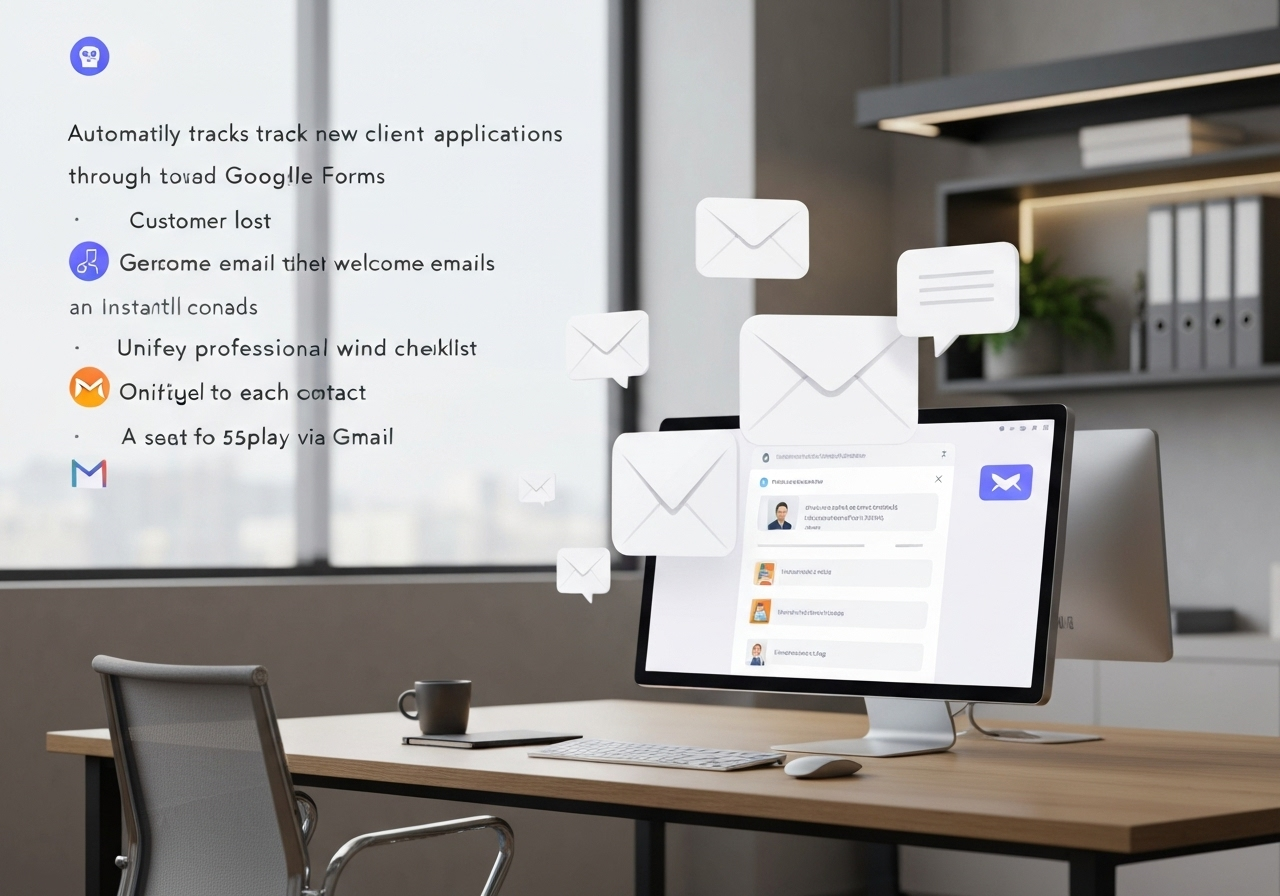 ИИ агент: Мгновенная персонализированная отправка приветственных писем новым клиентам