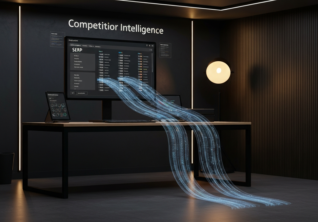ИИ агент: Мониторинг SERP и сводная аналитика конкурентов
