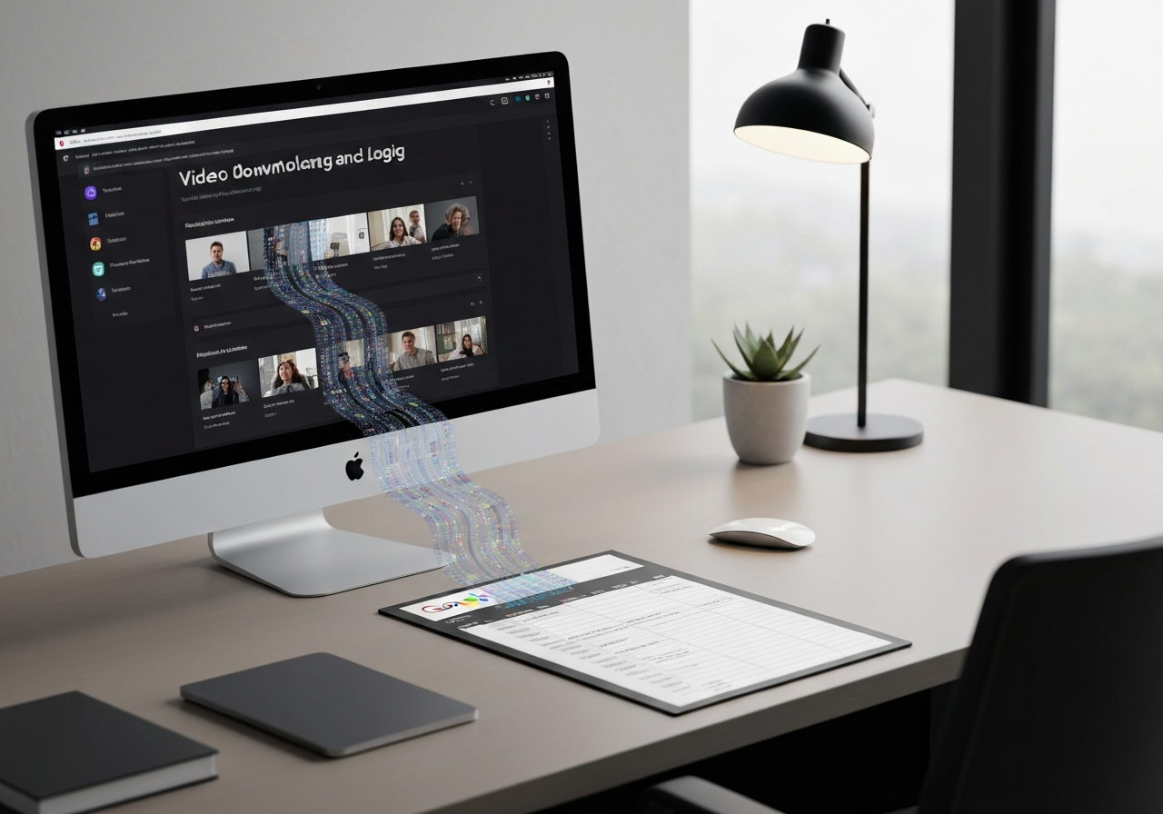 ИИ агент: Сохраняет видео по ссылкам и ведёт централизованный журнал