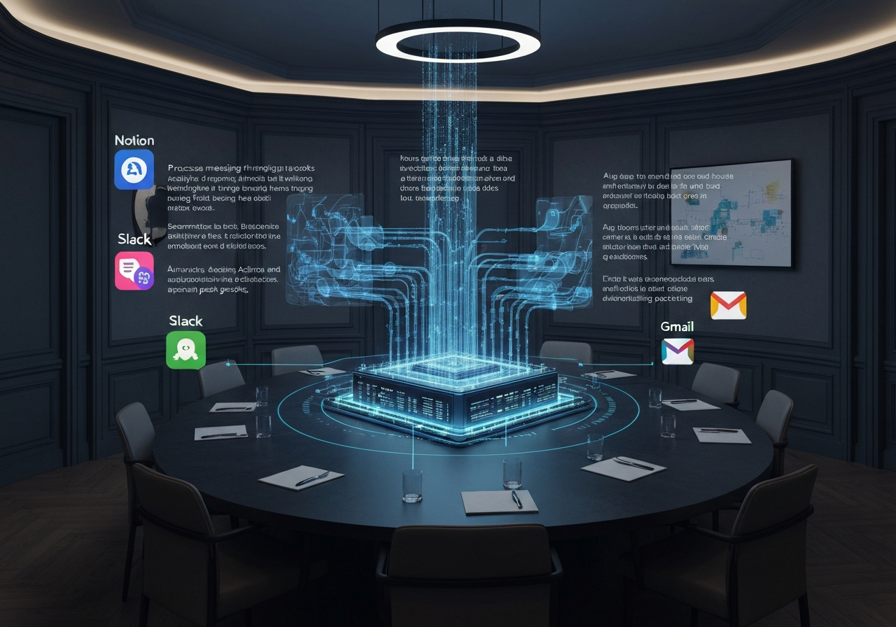 ИИ агент: Конспект встреч, распределение задач и напоминания