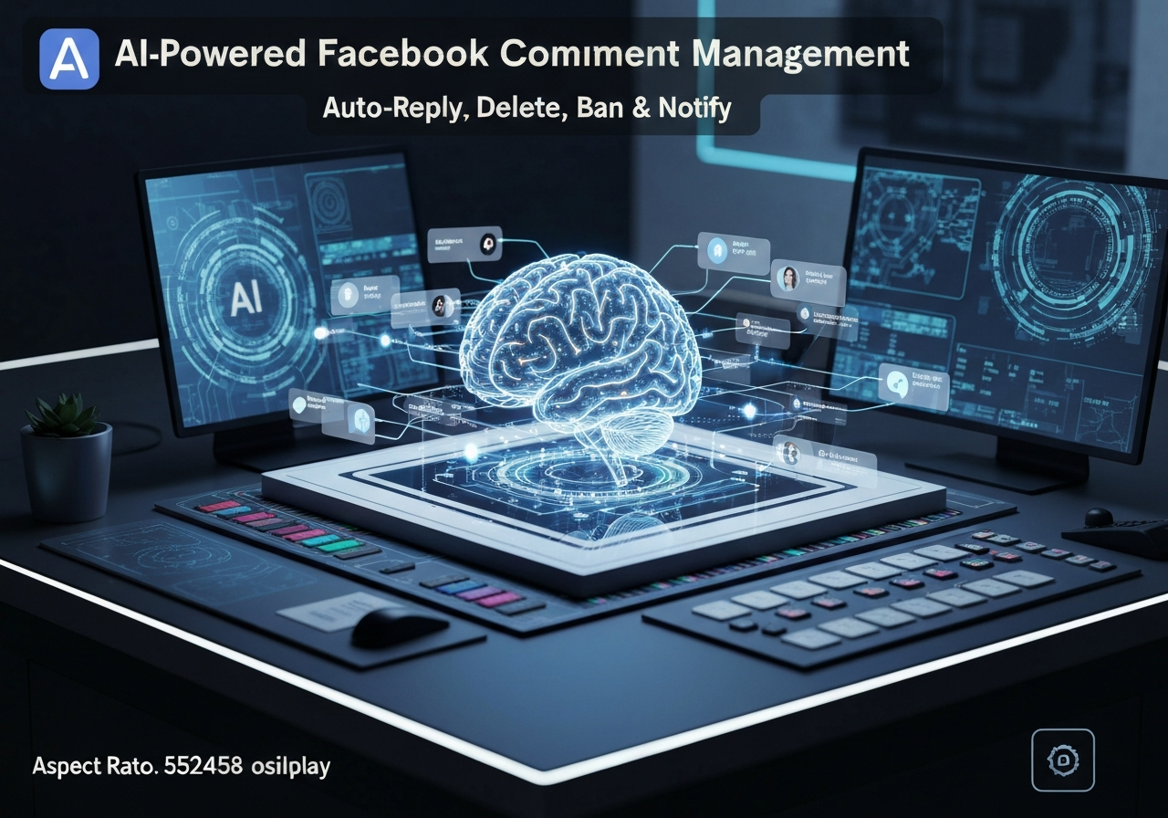 ИИ агент: Управление комментариями Facebook — ответы, удаление и бан