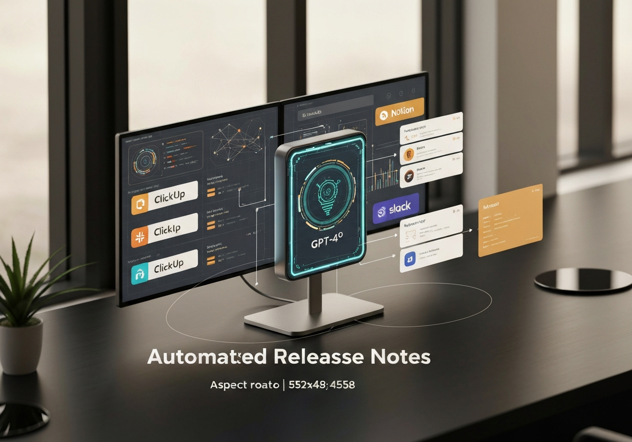 ИИ агент: Создание и рассылка релиз-нот из ClickUp в Notion и Slack