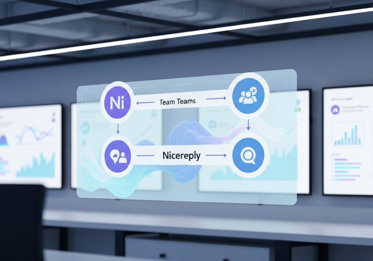 ИИ агент: Доставка отзывов Nicereply в Microsoft Teams по команде и настроению