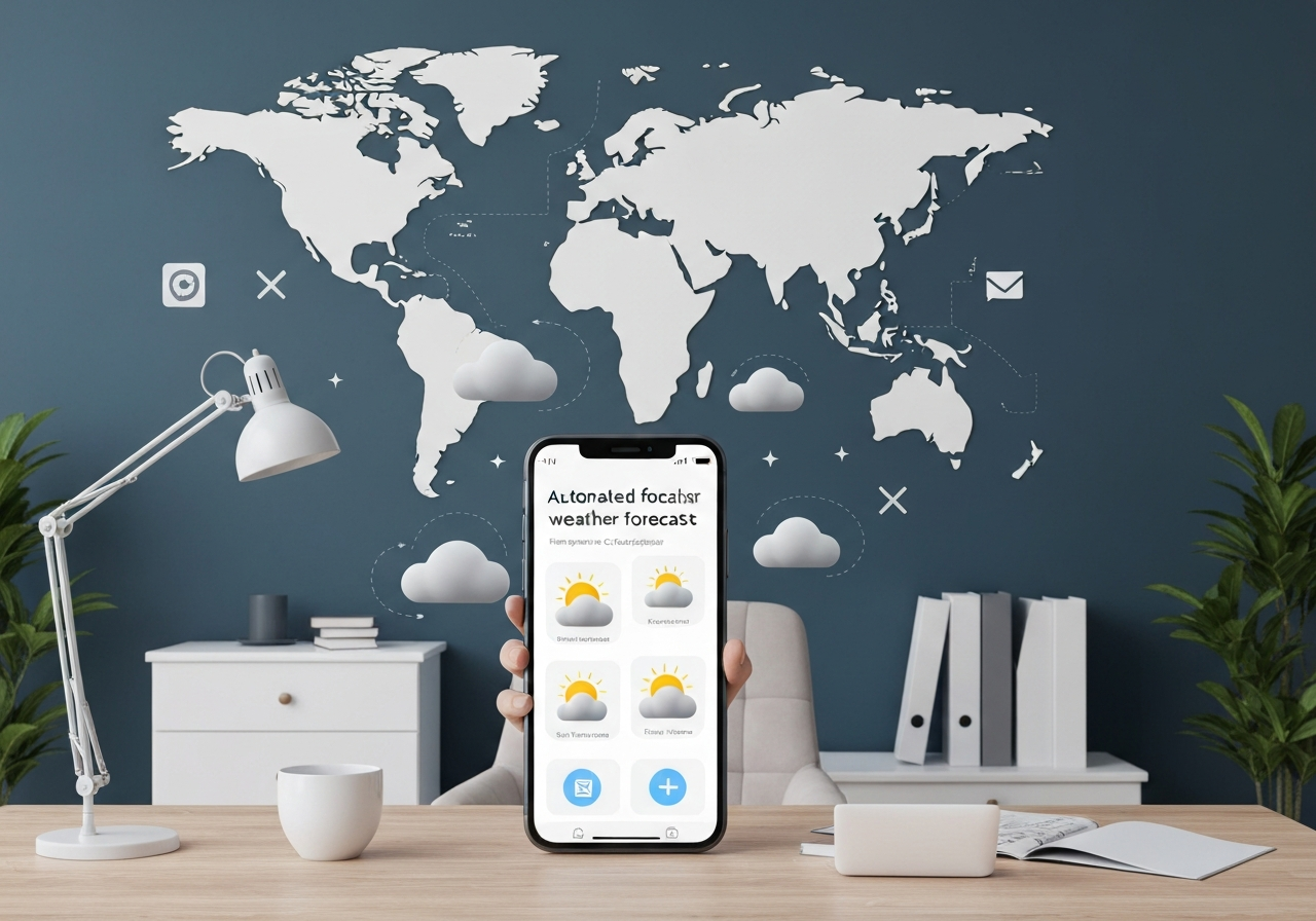 ИИ агент: Прогноз погоды для поездок из Google Calendar в Telegram