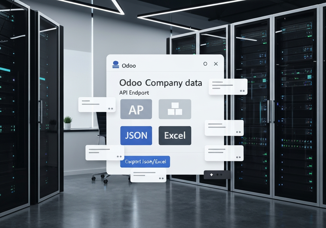 ИИ агент: Экспорт компаний из Odoo в JSON или Excel (.xlsx)