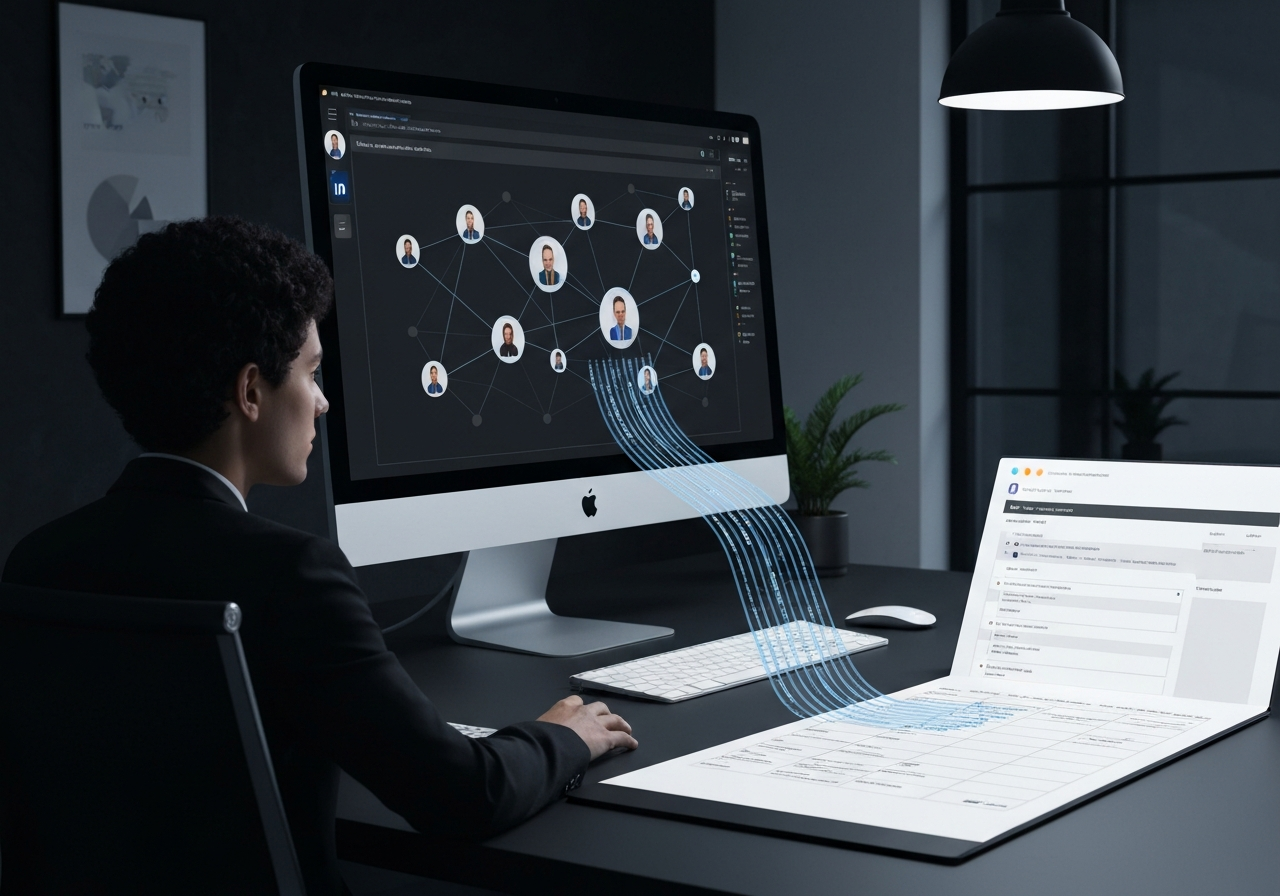 ИИ агент: Поиск официальных LinkedIn-страниц и заполнение Google Sheets
