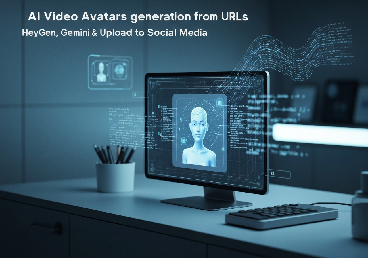 ИИ агент: Конвертация статьи в короткое 9:16 видео с AI‑аватаром и публикацией