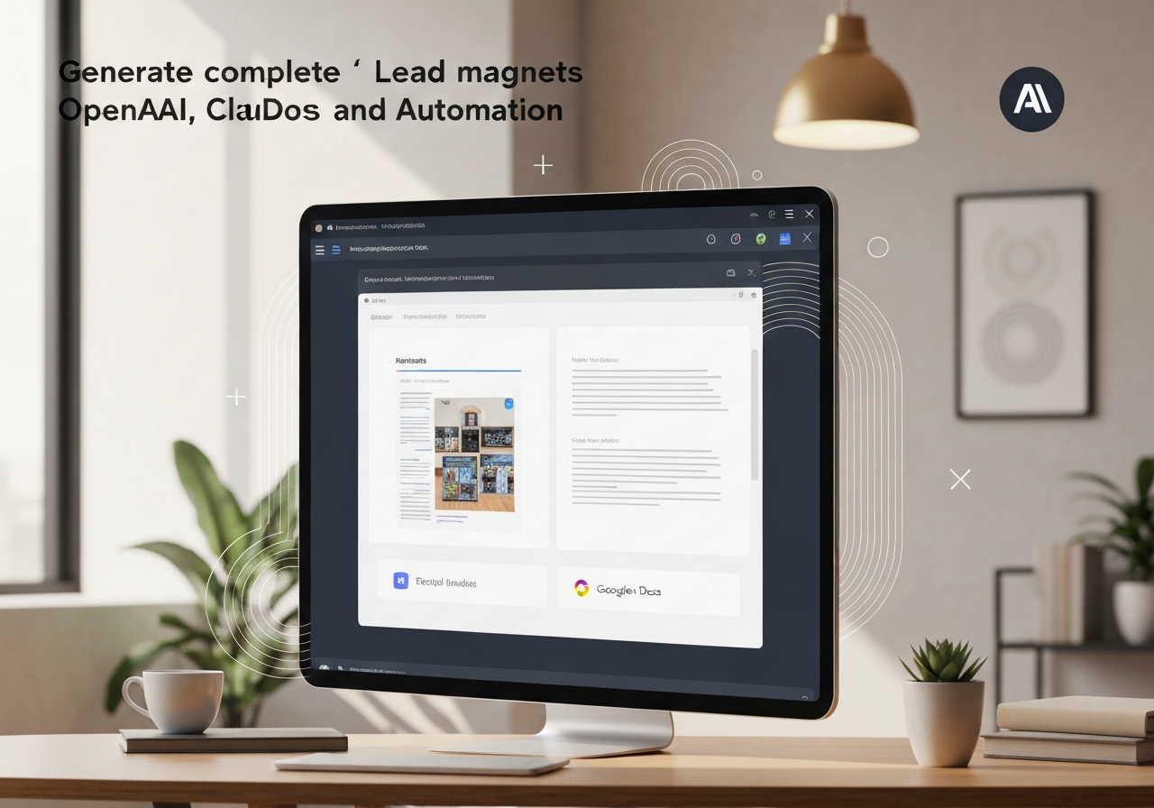 ИИ агент: Создает готовые лид‑магниты и сохраняет в Google Docs