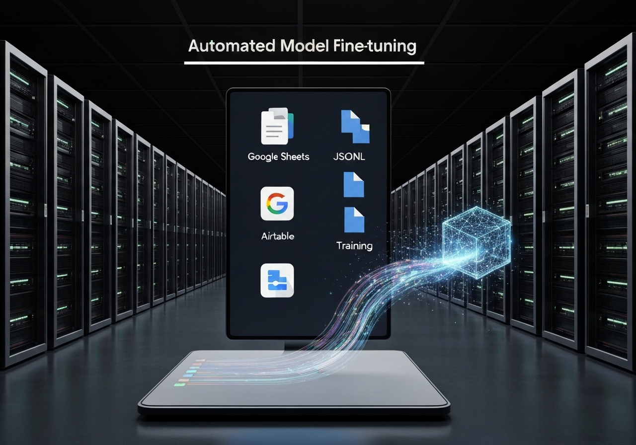 ИИ агент: Автоматическое обучение GPT-4o на данных из Google Sheets и Airtable