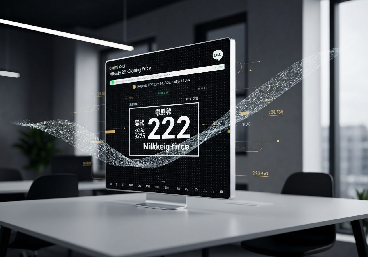 ИИ агент: Ежедневная рассылка закрытия Nikkei 225 в LINE