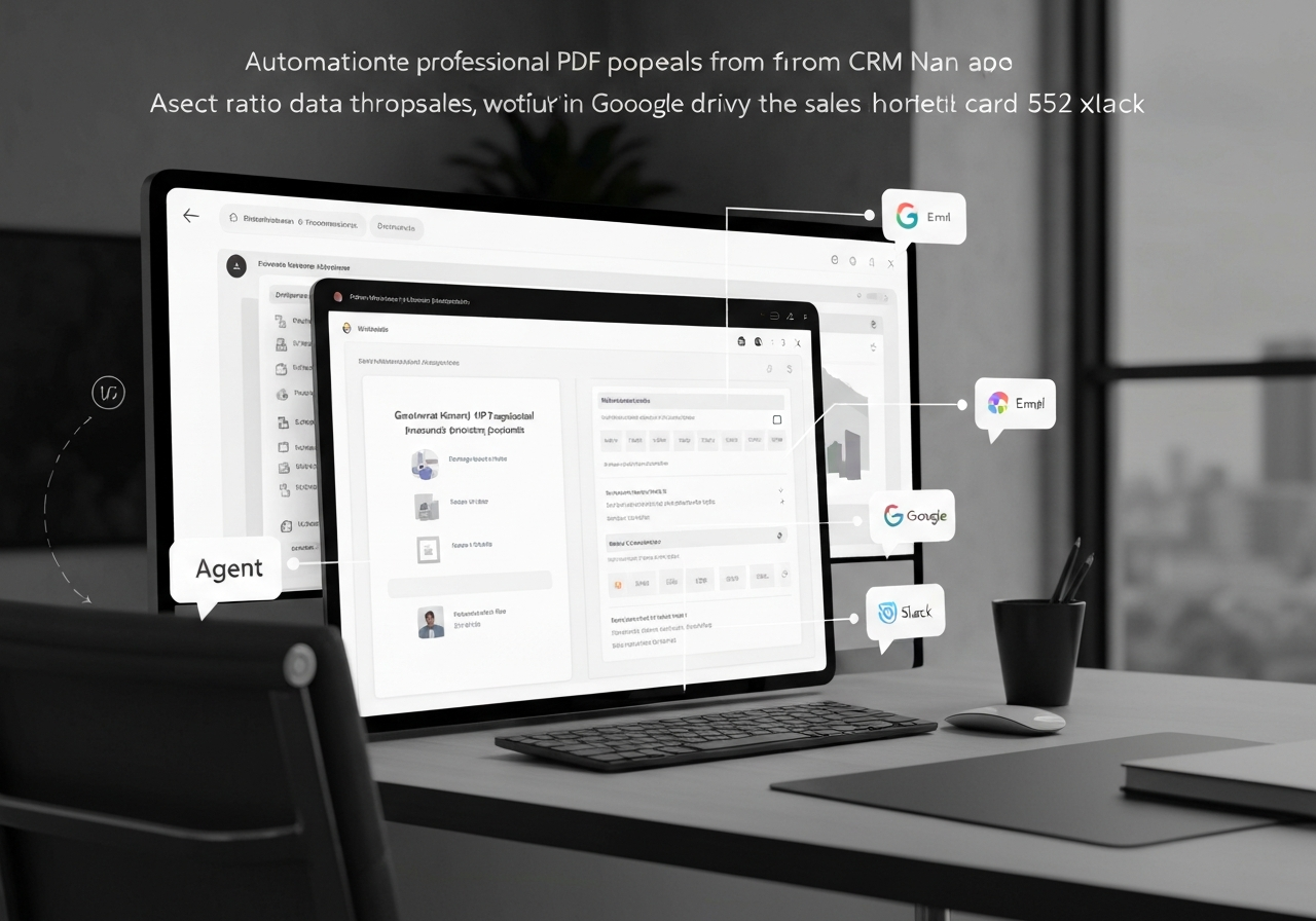 ИИ агент: Генерация профессиональных коммерческих предложений из CRM за минуты