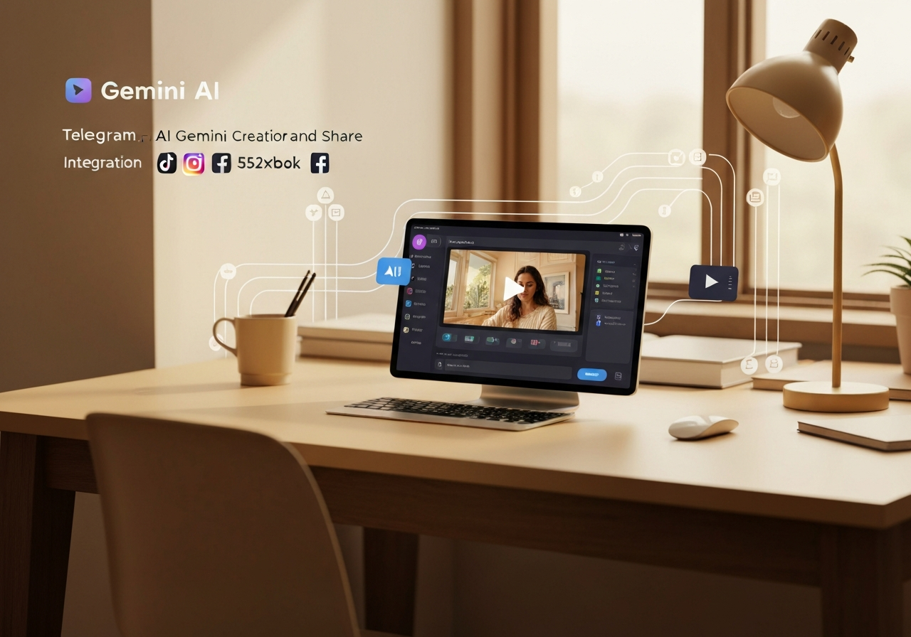 ИИ агент: Создает AI-видео по идее из Telegram и публикует в соцсетях