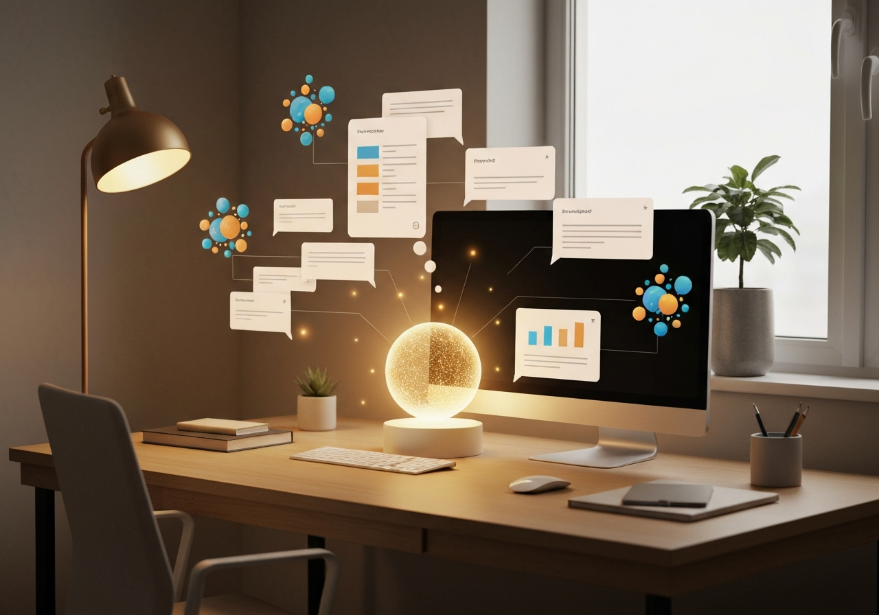 ИИ агент: Контекстные ответы и централизованная база знаний для поддержки