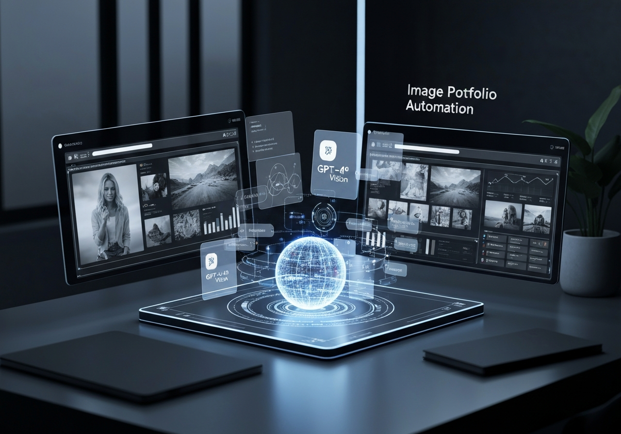 Организация портфолио изображений и метаданных