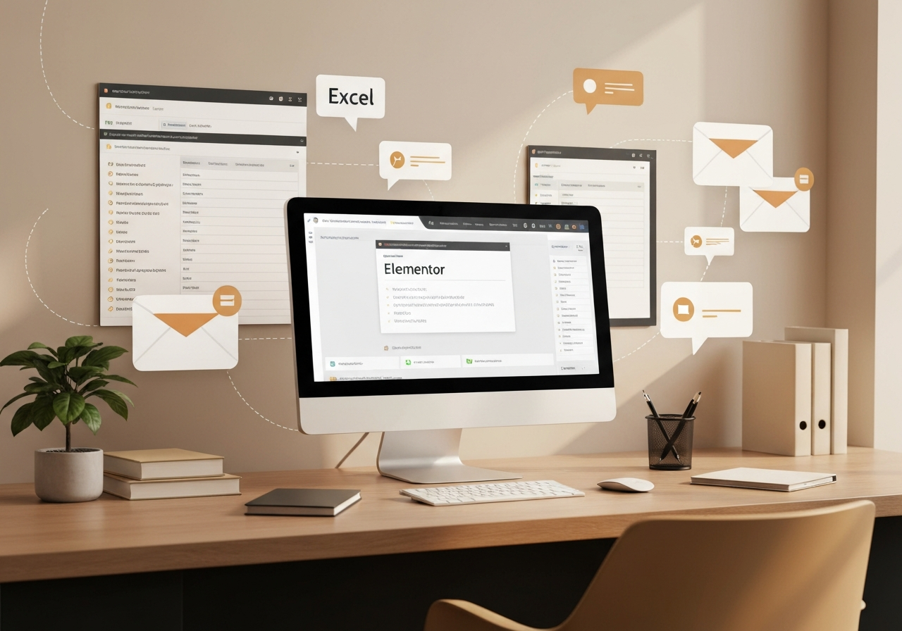 ИИ агент: Ведение лидов из Elementor в CRM на таблицах и email-кампании