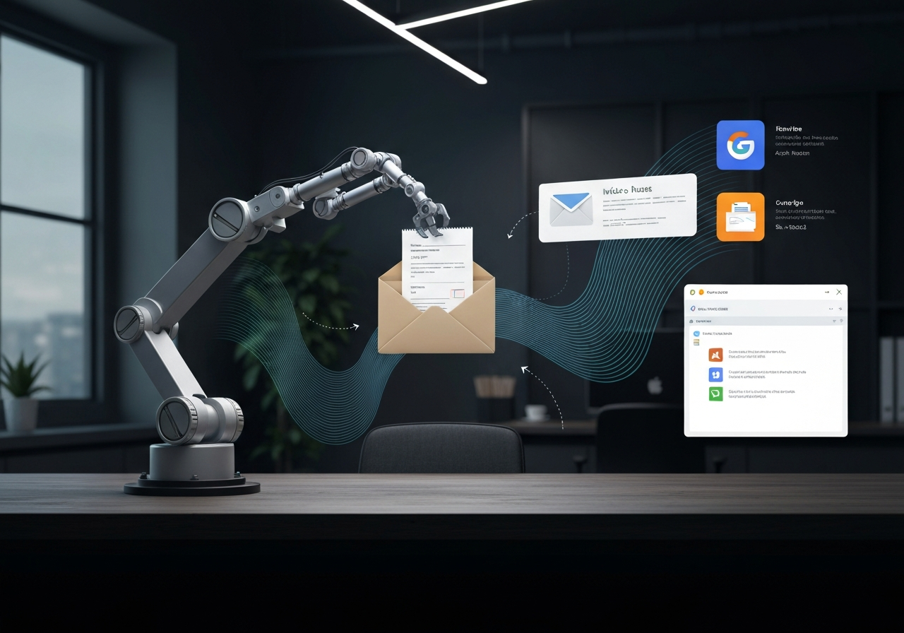 Архивирование и структурирование счетов из почты