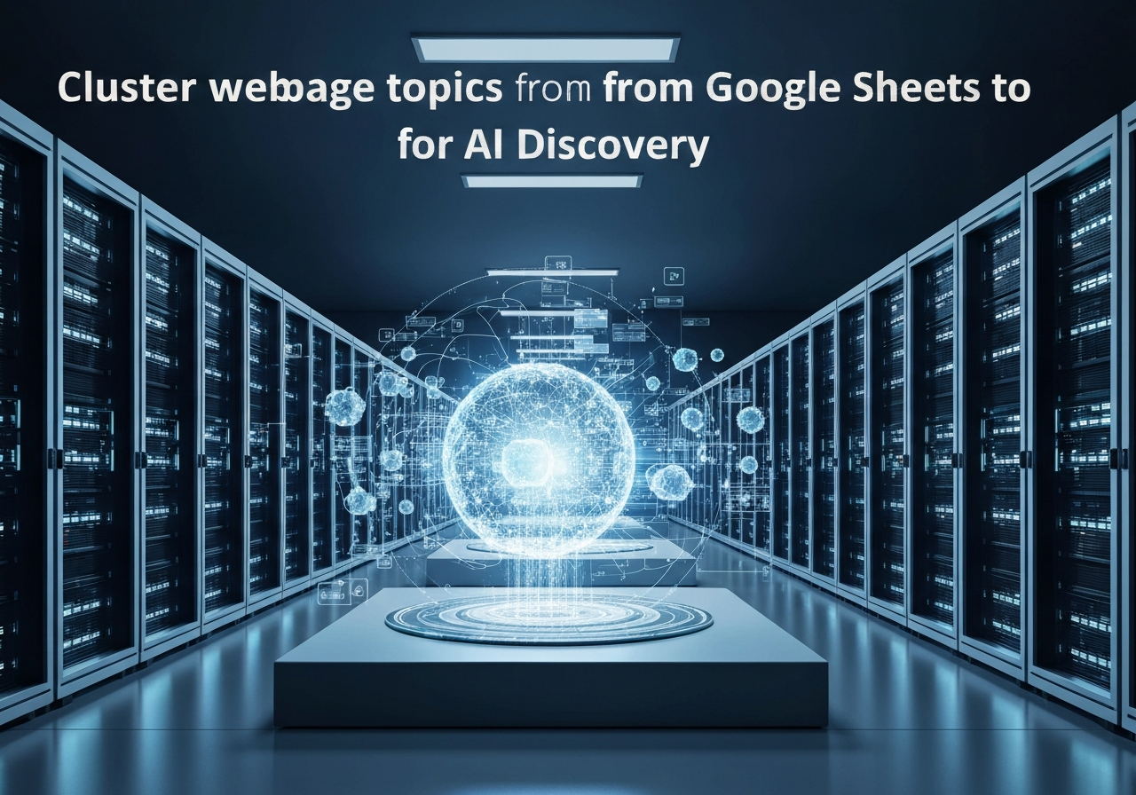 ИИ агент: Анализ страниц и генерация тематических групп для AI-поиска