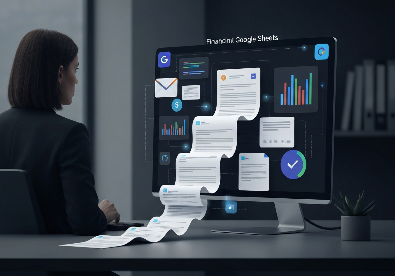 Сбор и верификация счетов и чеков из Gmail в Google Sheets