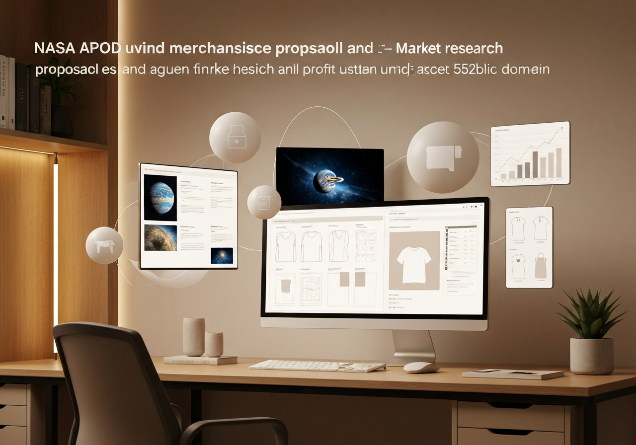 Подбор товарных предложений и рыночный анализ по изображениям NASA