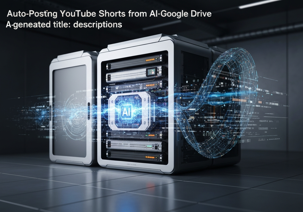 ИИ агент: Публикация Shorts из Google Drive с AI-заголовками и описаниями