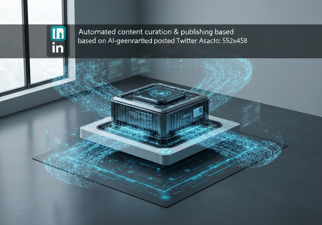 ИИ агент: Ежедневное создание и публикация LinkedIn постов из трендовых твитов