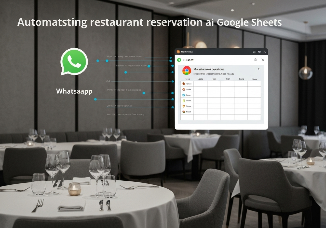 ИИ агент: Управление бронированиями ресторанов через WhatsApp и Google Sheets