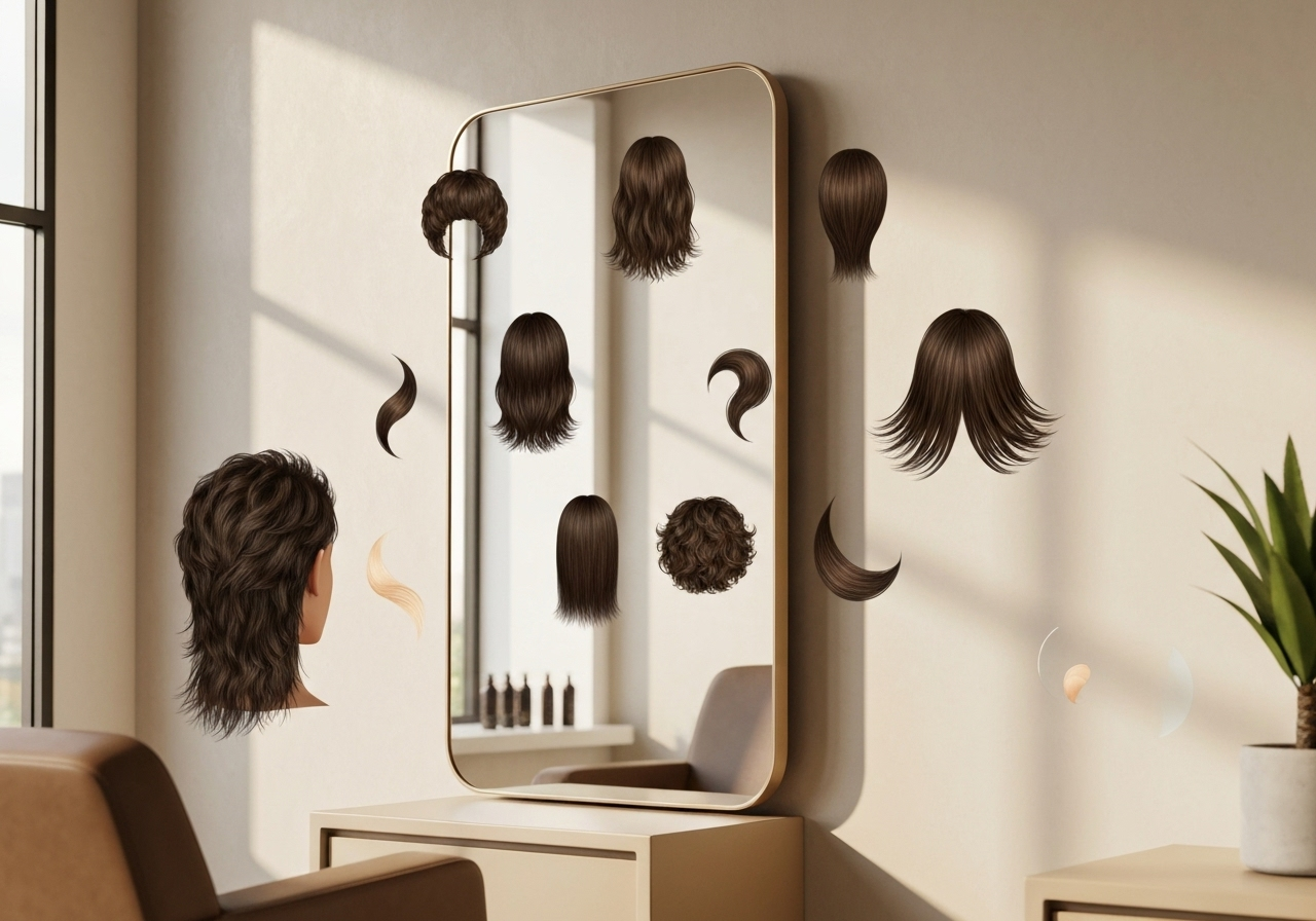 ИИ агент: Превью смены прически с мгновенным обменом в LINE