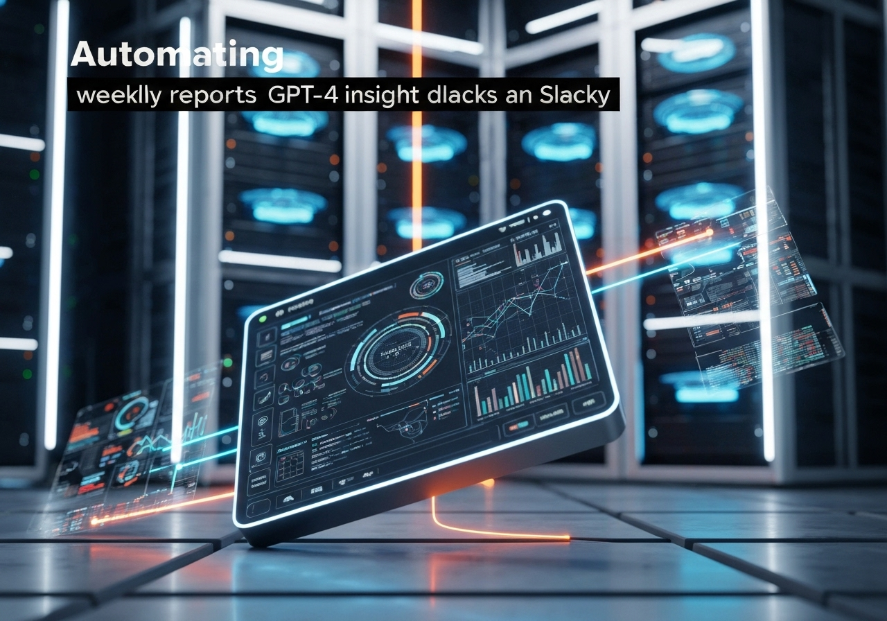 ИИ агент: Еженедельный SEO-отчет с аналитикой GPT-4 и рассылкой в Slack