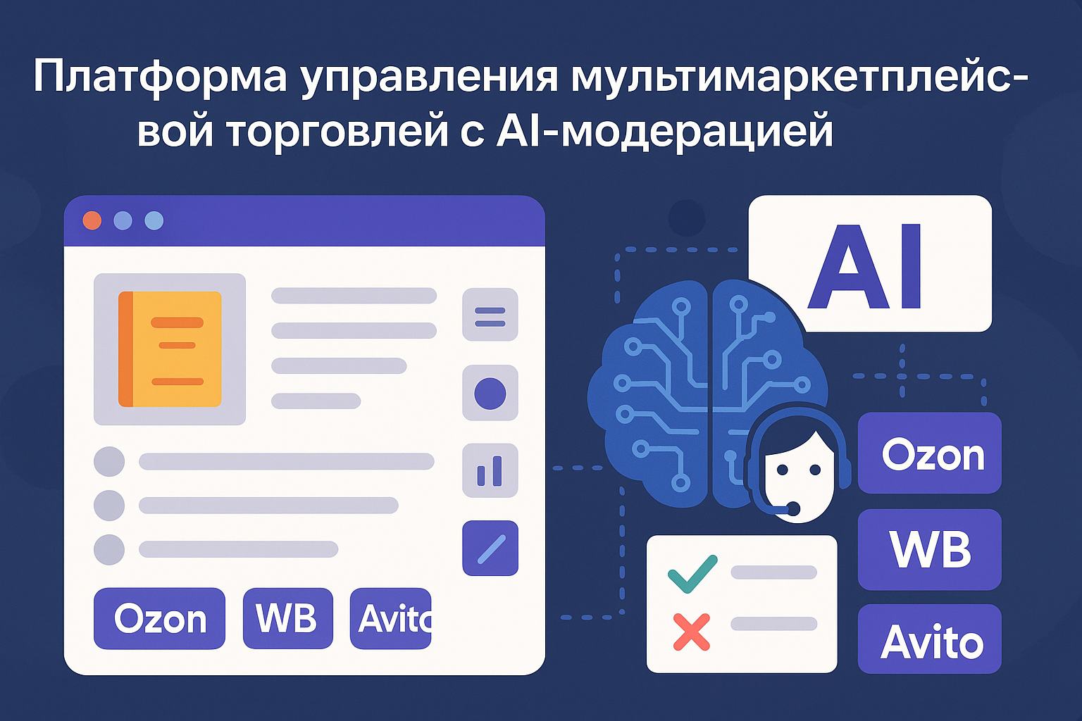 Кейс: автоматизация продажи товаров на маркетплейсах с AI-модерацией