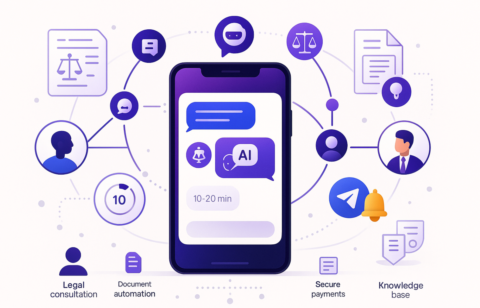 Кейс: ИИ мобильная платформа юридических консультаций "Онлайн Юрист"
