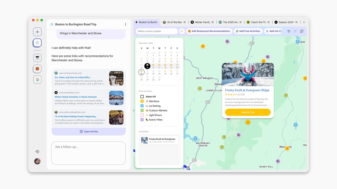 Google представила браузер Disco с ИИ Gemini для совместного серфинга