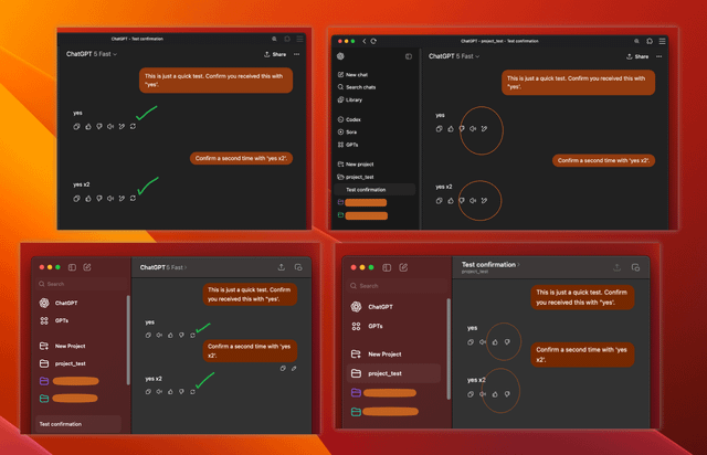 В ChatGPT появились закрепленные чаты, но с ограничением